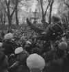 Studentexamen i Esplanaden. Den 23 maj 1936