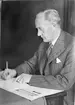 Förbundskassören Robert Johansson. Kopia År 1941