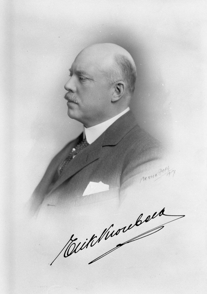 Grosshandlare Erik Kronberg. Kopia. Fotografateljé Berna Roth 1917