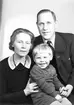 Familjen E. Folke Karlsson, Hedesunda, 30 oktober 1944.