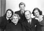 Familjen Isaksson. 12 november 1944.