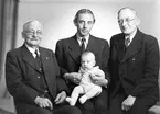 Fotografi på fyra generationer. 14 november 1944.