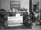 Postdirektör Axel Landströms 60 årsdag. Tagit i hemmet. 13 december 1944.