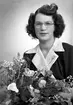 Brudparet Hans Stjernstedt, Södra Kopparslagaregatan 27, Gävle. 17 februari 1945.