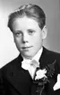 Konfirmand Lars Ekdahl, Teatern, Gävle. 13 maj 1945.