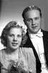 Brudparet John Hemgren. 19 maj 1945.