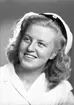 Kandidat Gerty Röstlund, Gävle. 30 juni 1945.