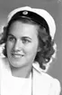 Kandidat Inger Cederbladh, Valbogatan 33, Gävle. 2 juni 1945.