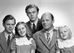 Familjen Sohlberg, Gävle. 17 september 1945.