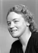 Fröken Margot Kandén, Karlsborgsgatan 10, Gävle. 1 december 1945.