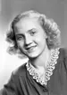 Luciakandidat till Gävles Lucia, 12 december  1945.