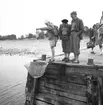 Skolresa, utflykt till Eggegrund med M/S Britt. 29 augusti 1950.