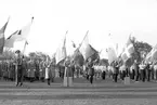 Svenska Flaggans Dag på Strömvallen. 6 juni 1951.