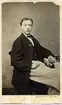 Kabinettsfotografi: provisor Ernst E Rylén