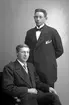 SittandeKarl Bäcklin och stående Rikard Öström,
Älvkarleö