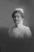 Sjuksköterska A. Andersson. Kronofogde Anjou