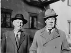 Erik Forslöv (1884-1968) född i Värnamo. Bosatte sig i Hedesunda 1914. Drev bageri i Sammans-gården och även en tid pensionat tillsammans med sin fru Lina (född Uggla).
Olov Lundin var skräddare och under många år bibliotikarie för Hedesunda Kommun-bibliotek. Aktiv i nykterhetsrörelsen. Lundin föddes 1871 och dog 1960.