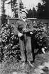 Joel Öberg, (Spettbacks-Joel), Finnböle på 1930-talet.
Nyckelharpsspelare.