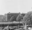 Länsmuseet Gävleborg sett från andra sidan Gavleån (norrifrån) i Juni 1979