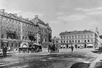 Gävle stad  Norr, Centralplan.
Centralpalatset och Järnvägshotellet.