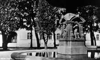 Gävle stad  Norr, Esplanaden.
Gävle, fontän i Teateresplanaden.