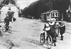 Västra vägen vid 1910-talets början.