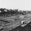 Vy över Hamntorget. I förgrunden Islandsbron.