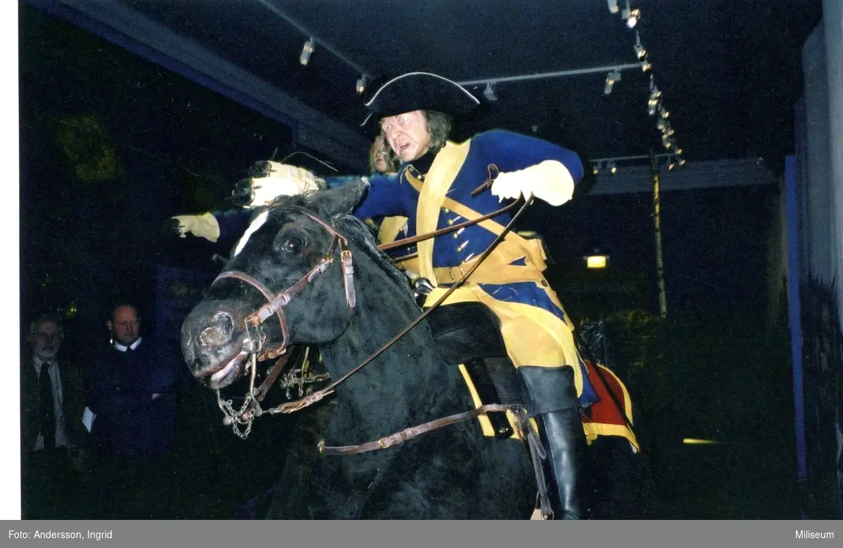 Armémuseum. Svenska kavallerister, ca 1710.