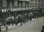 Hamngatan i Stockholm med Nordiska Kompaniet. 