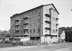 Flerbostadshus under uppförande, Luthagsesplanaden 25, Uppsala 1940