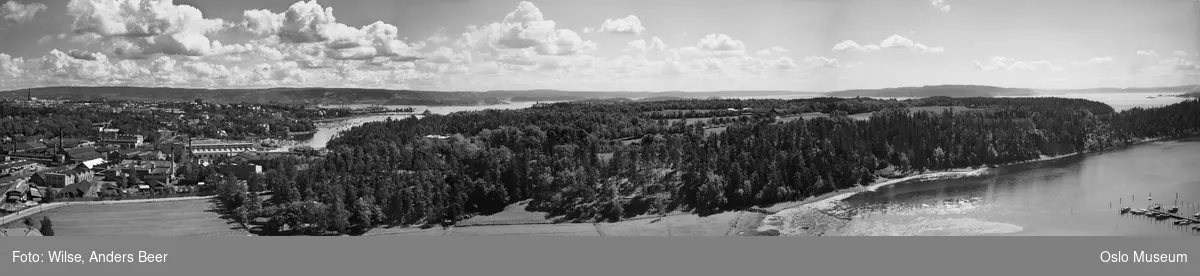 utsikt, skog, Bygdøy kongsgård, jorder