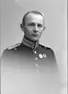 Fänrik Nils Bernhard Norlander född 1896. Hälsinge Regemente I 14, Gävle. Norlander är benämnd Löjtnant i boken 
