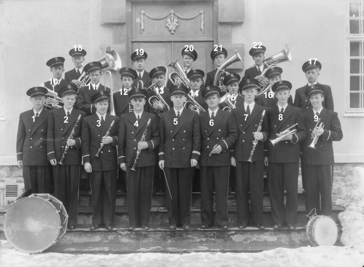 Løkken Musikkorps ved Festiviteten på Løkken.