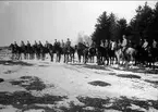 Jaktritten skall börja. Strömsholm 1910-11.