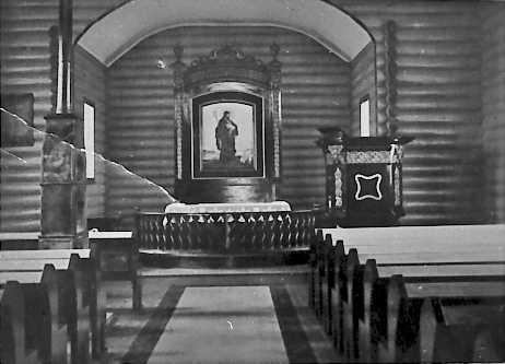 Postkort, Hodalen Kapellkirke. 