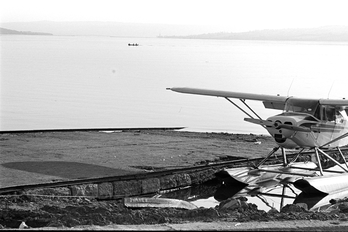 Småfly, sjøfly,Hamar, Mjøsa,