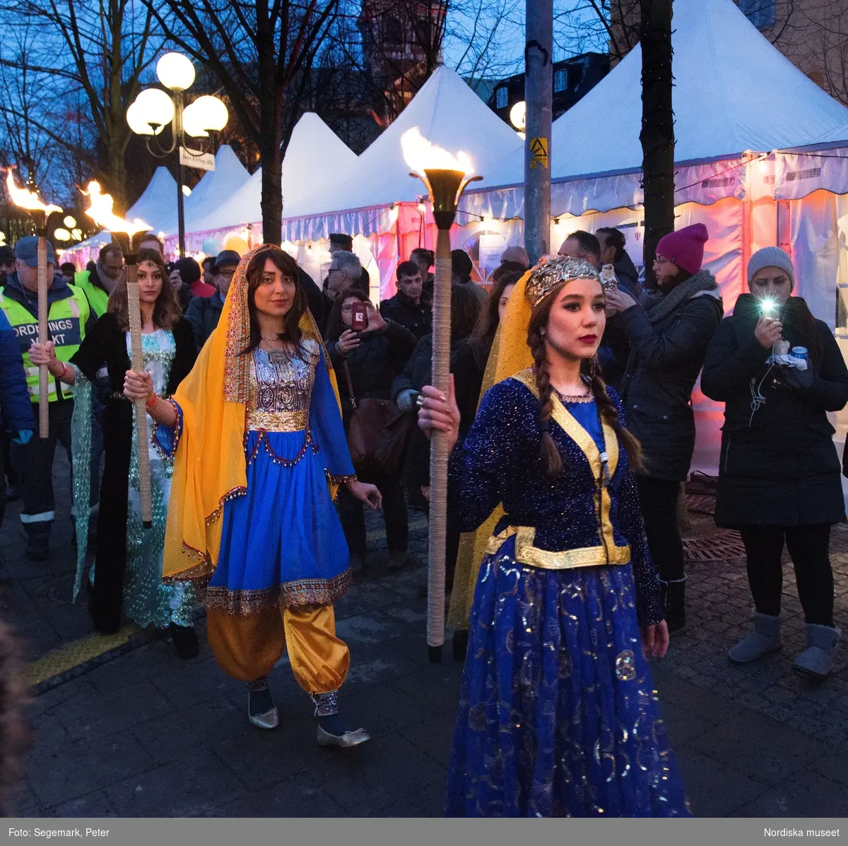 Eldfesten, Persiskt nyår, i Kungsträdgården i Stockholm 2017.