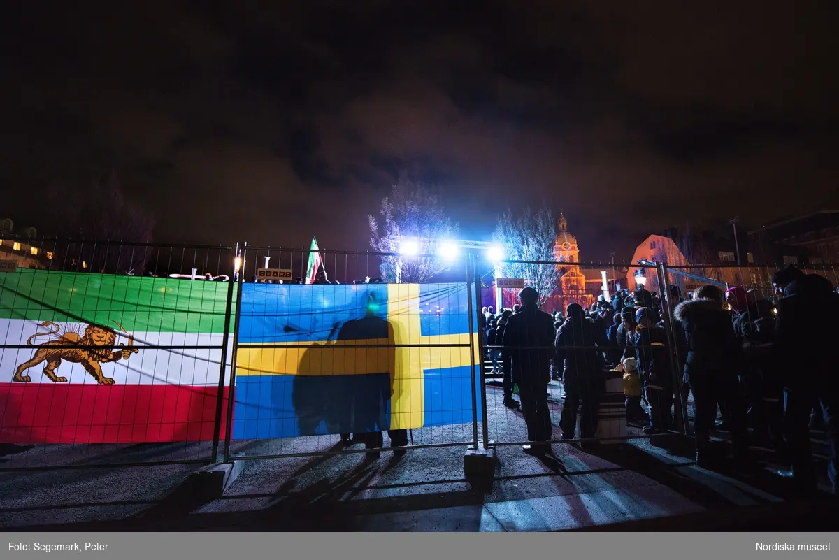 Eldfesten, Persiskt nyår, i Kungsträdgården i Stockholm 2017.