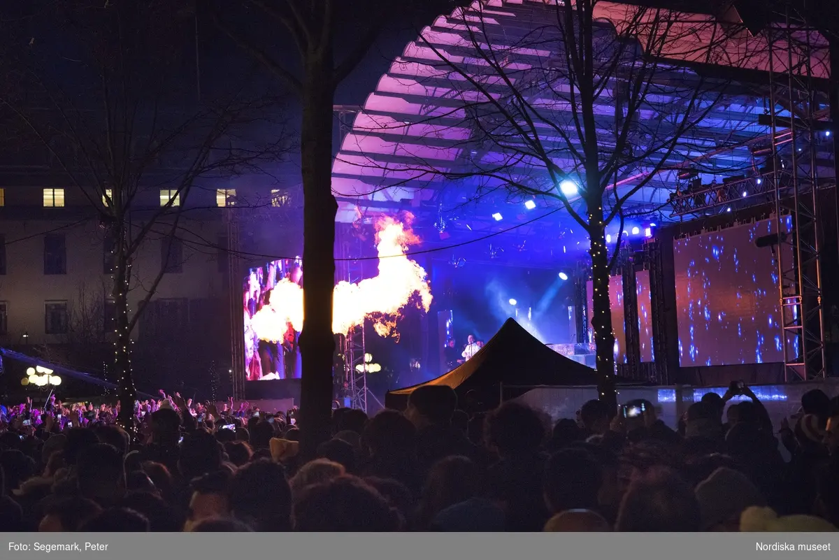 Eldfesten, Persiskt nyår, i Kungsträdgården i Stockholm 2017.