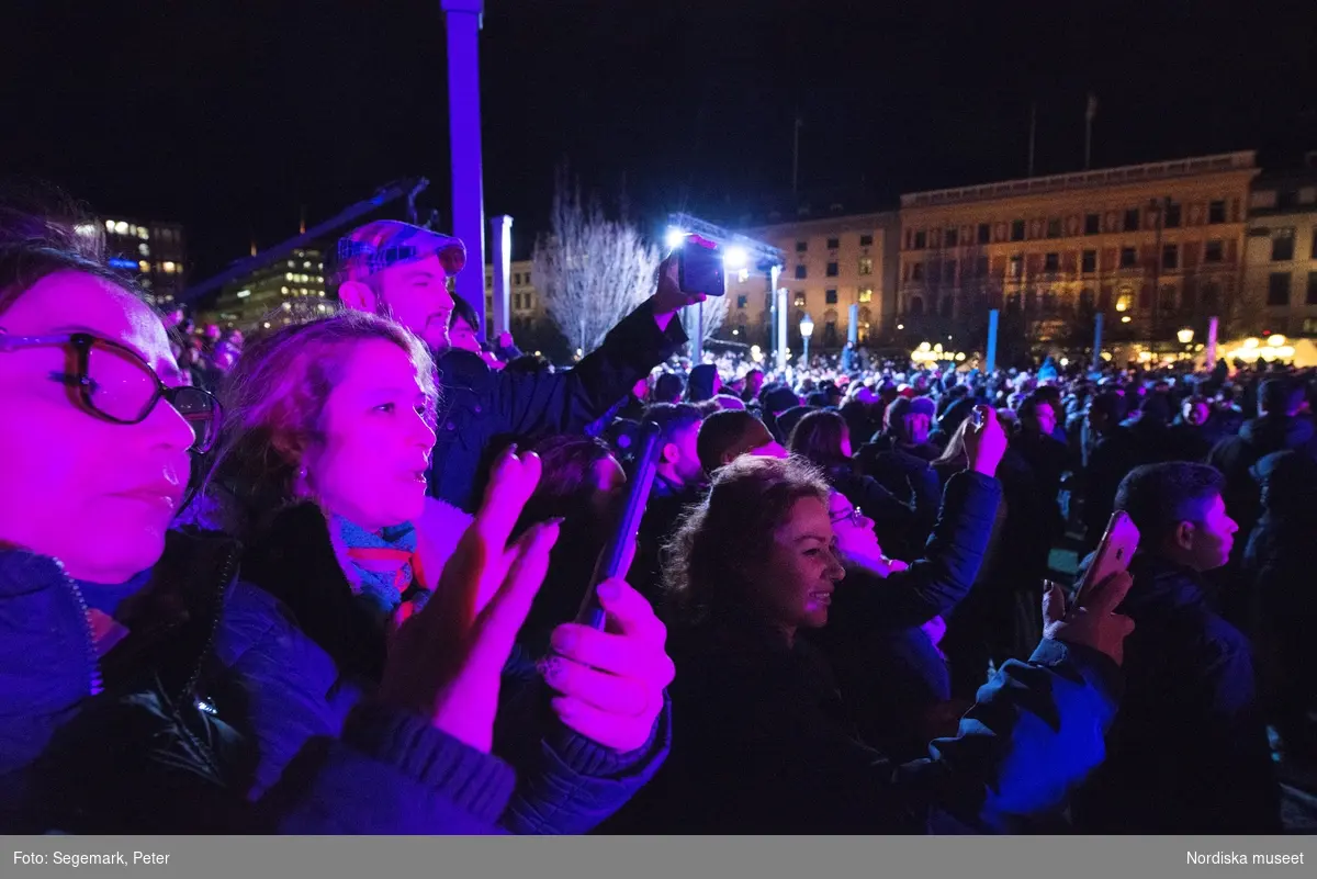 Eldfesten, Persiskt nyår, i Kungsträdgården i Stockholm 2017.