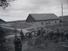 Kalmar regementes fältskjutning vid Tuna (Lillerum) 1912.