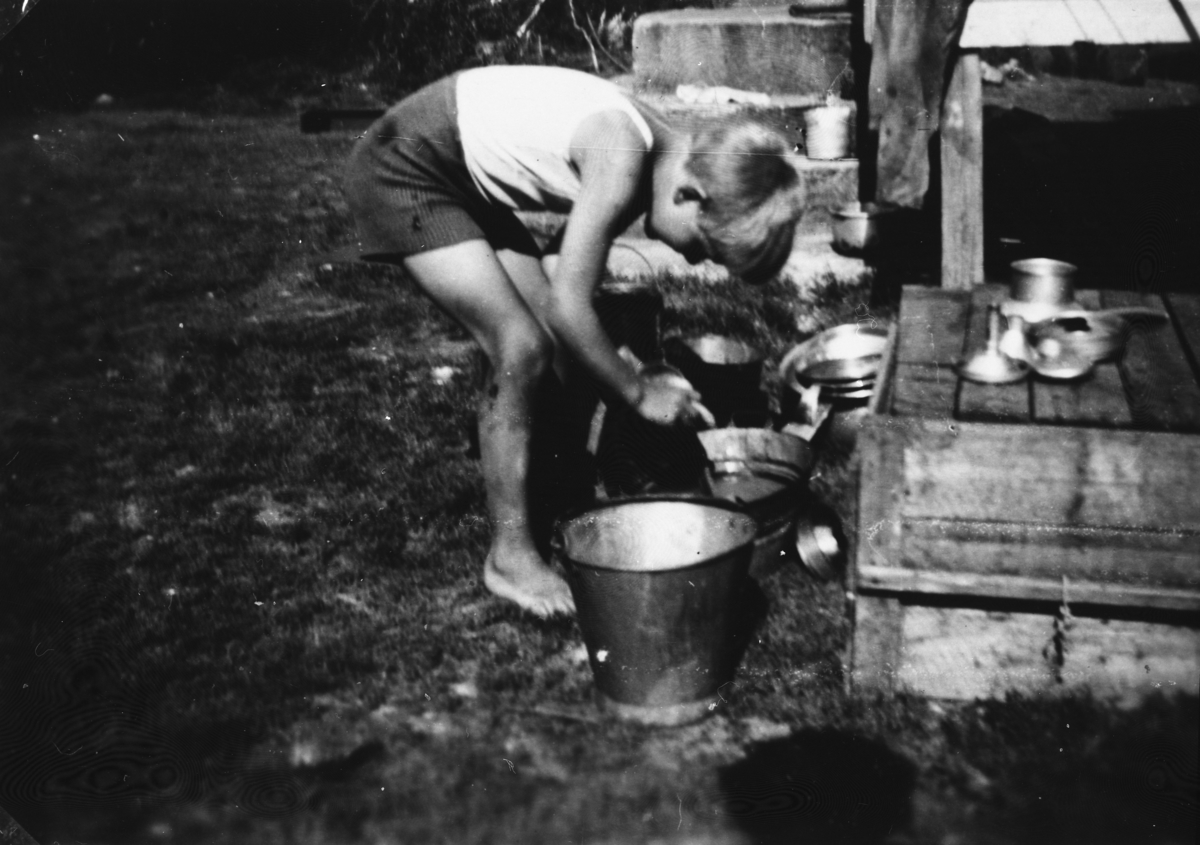 Jens Jakobsen, Vassvik i Tranøy. Bildet tatt i 1945.