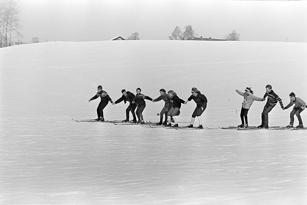 Ener Ungdomsskole, Vang H. Klassetur, skitur, Sælidjordet.