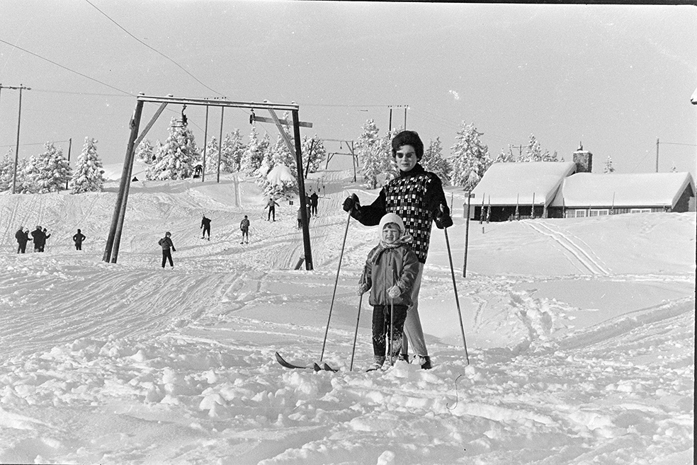 Sjusjøen,vinter, ski, skitrekk, fritid,