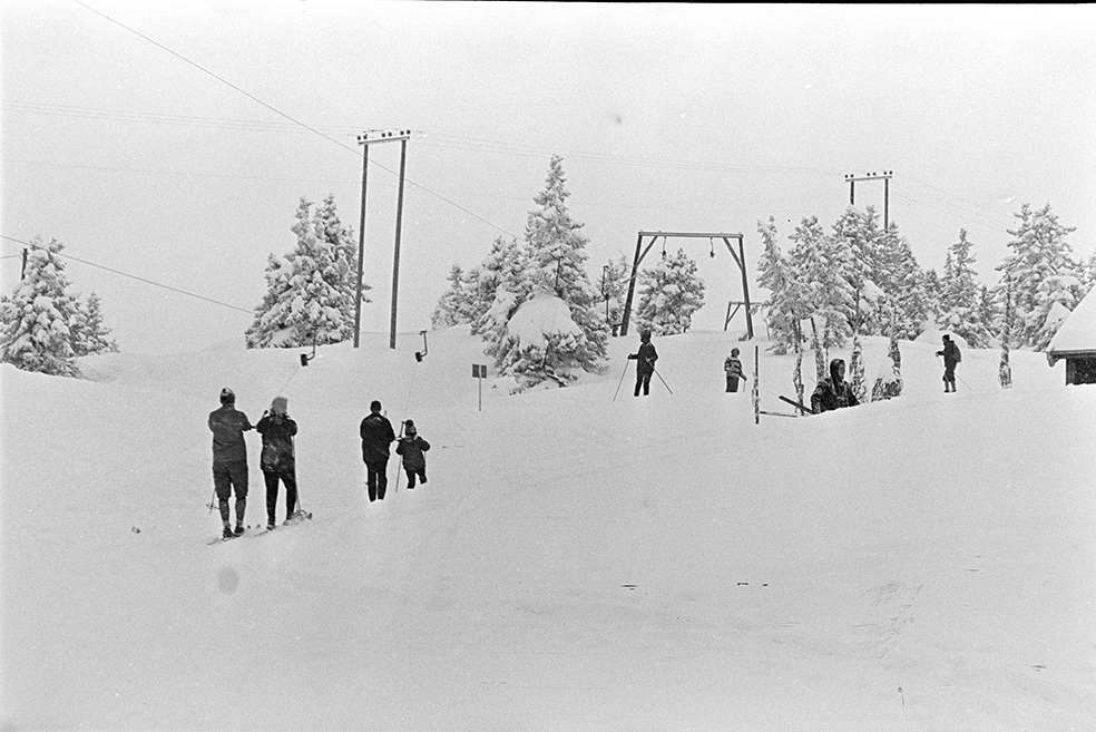 Sjusjøen,vinter, ski, skitrekk, fritid, alpint,