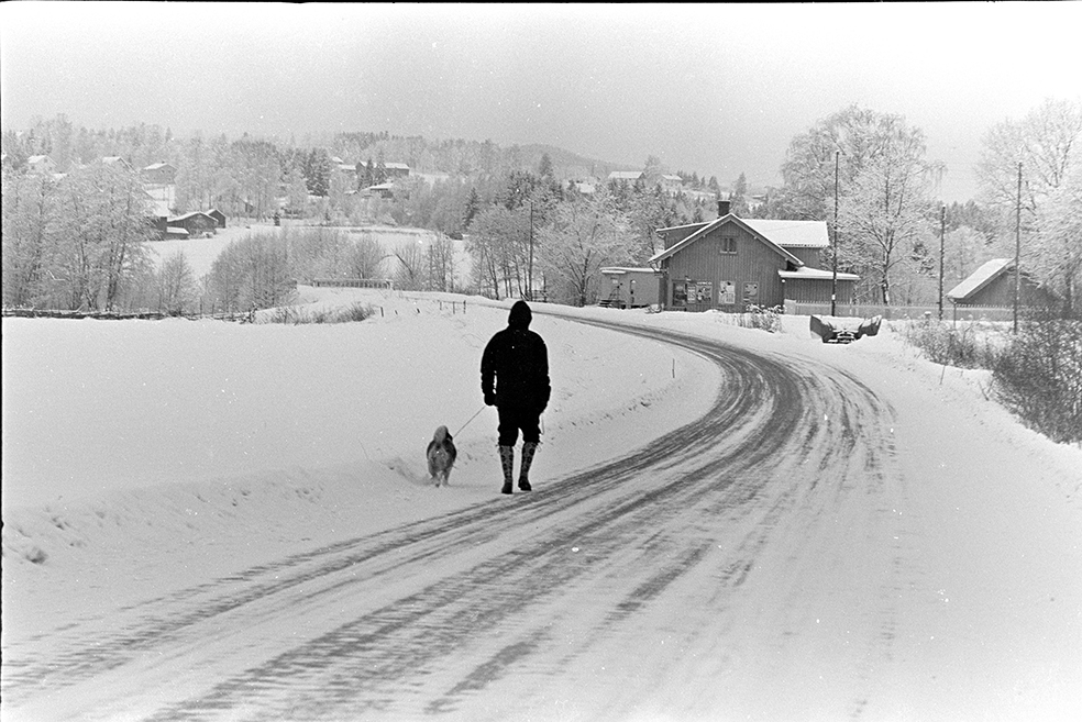 Sælidvegen,vinter,Vien, butikk, Vang H.