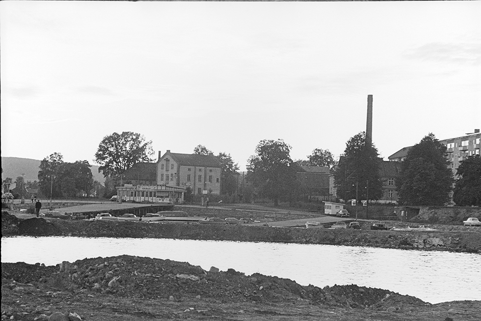 Hamar Brygge, småbåthavna, utfylling, åttemetersplanet.