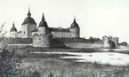 Kalmar, Slottet.
Akvarell av Artur Nordlander (1865-1898). Tekningslärare i Gävle. Ritare i Kalmar (kakelf?).
Orginal ägare Ulla Nordlander.