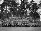 Infanterivolontärskolan Karlsborg, senare rekrytskolan för infanteriets off- och res. off. Aspiranter, 1878 - 1927. Gruppbild infanteriets officersaspirantskola, 1922 - 1923.