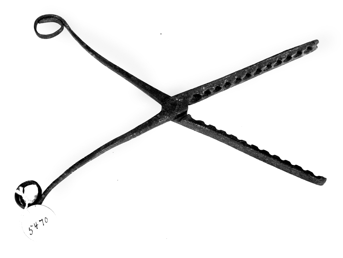 Kuletang for støping av hagl til gevær.